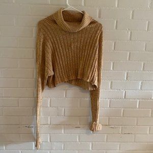 Turtleneck Yellow Sweater